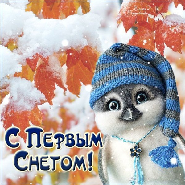 Открытки с первым снегом