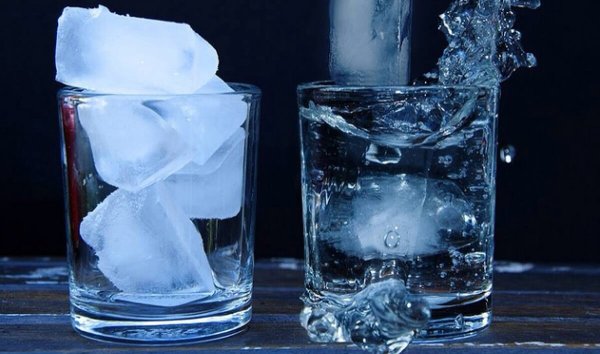 Вода со льдом