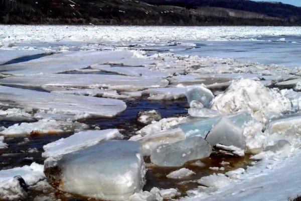 Ледоход на реке Кама