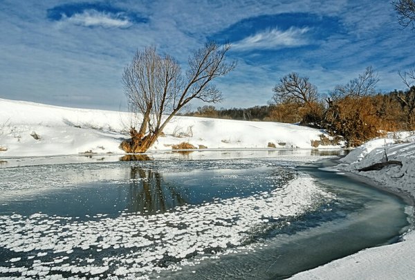 Весна тает лед