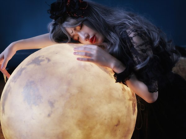 Фотосессия с луной