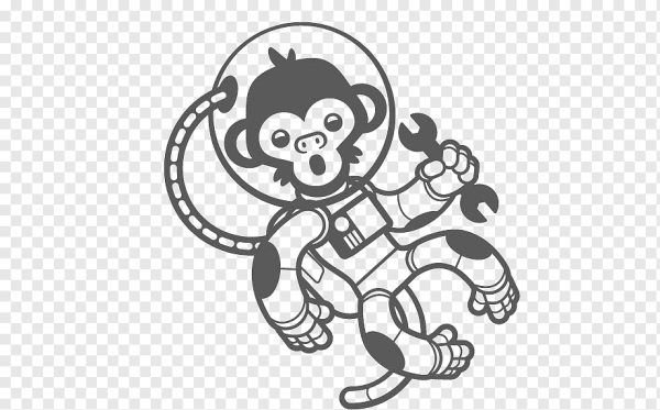 Обезьяна космонавт