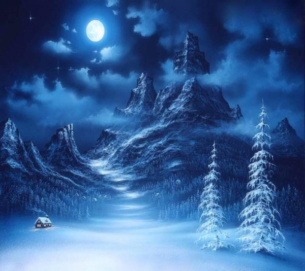 Сказочный зимний лес