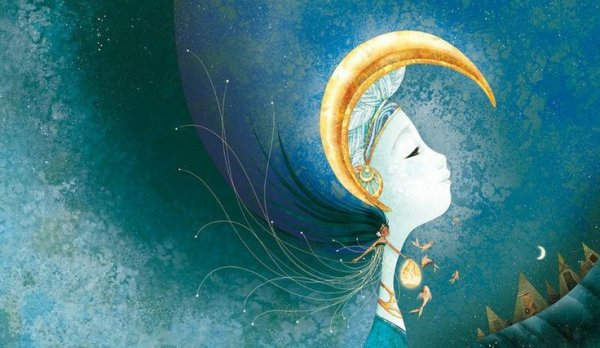 Девушка и Луна сказка