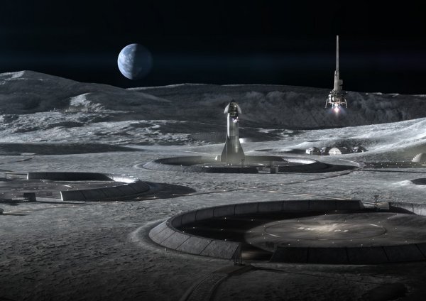 Проект лунной базы НАСА