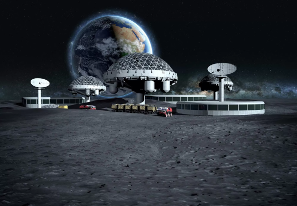 Купольные города на Луне