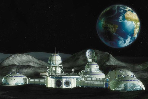 Советская Лунная база звезда Барминград