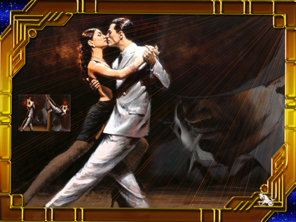 Танец танго анимация