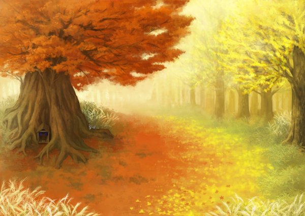 Сказочный осенний лес