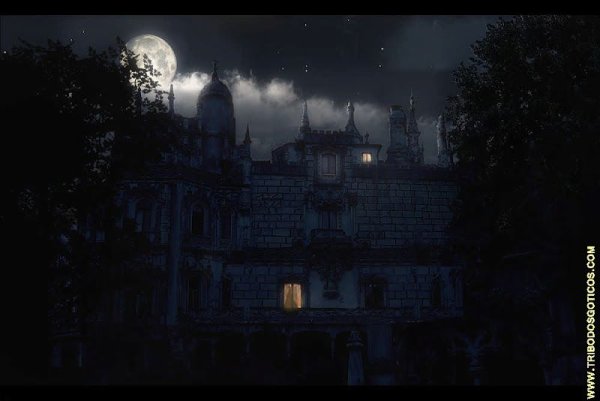 Поместье ночью