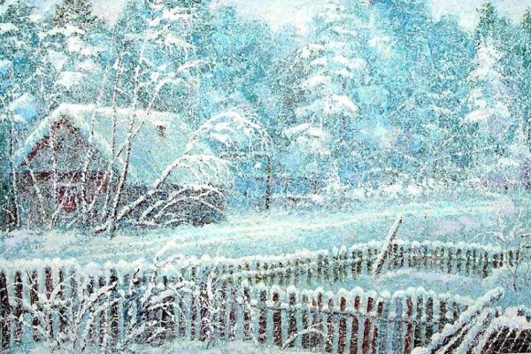 Художник Евгений Лоскутов зима