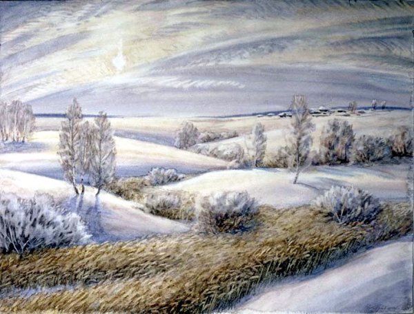 Герман Алексеевич Травников акварель