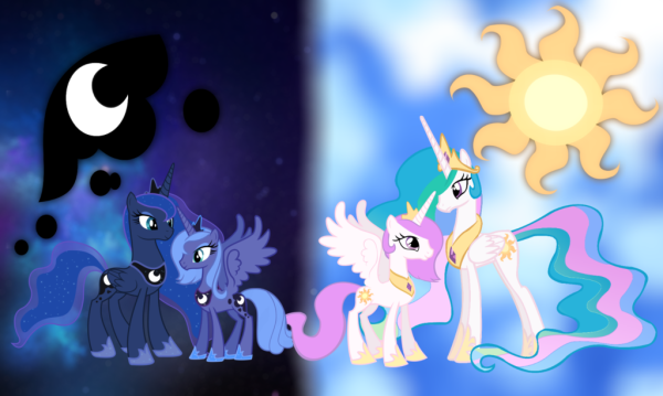 My little Pony родители Селестии и Луны