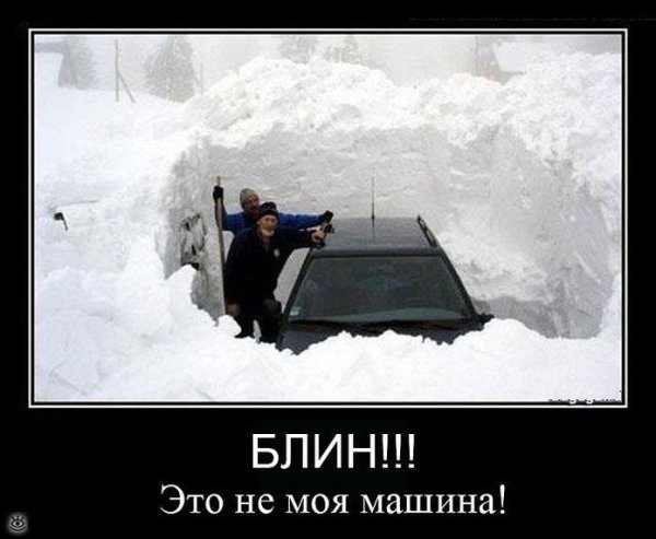 Шутки про много снега