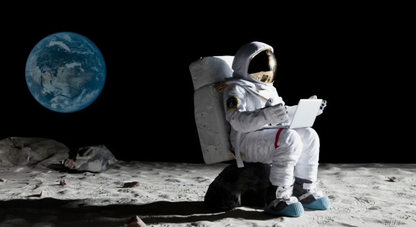 Астронавты на Луне