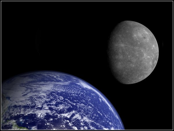 Меркурий и Луна
