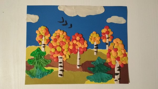 Аппликация осень