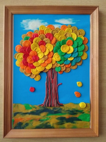 Картины из пластилина