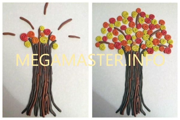 Лепка дерево