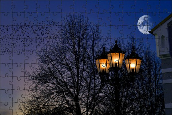 Фонари ночью