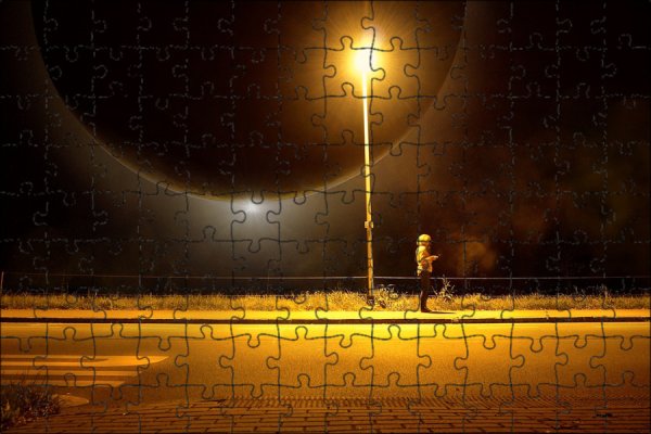 Свет фонарей и Луны