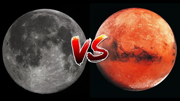 Марс vs Луна