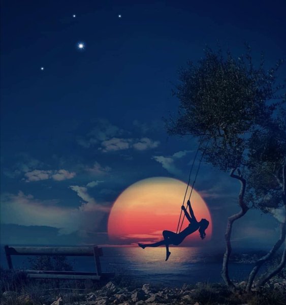 Качели Луна