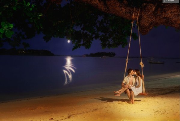 Вдвоем на качелях