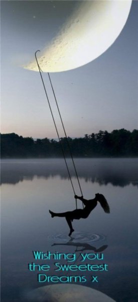 Качели при Луне