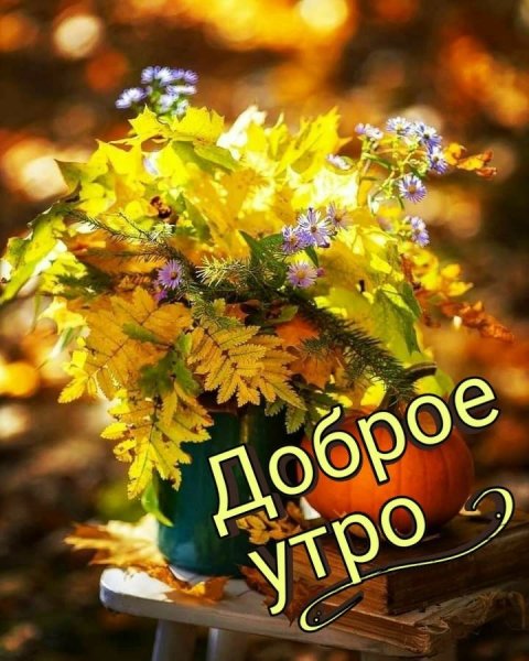 Доброе утро осенний букет