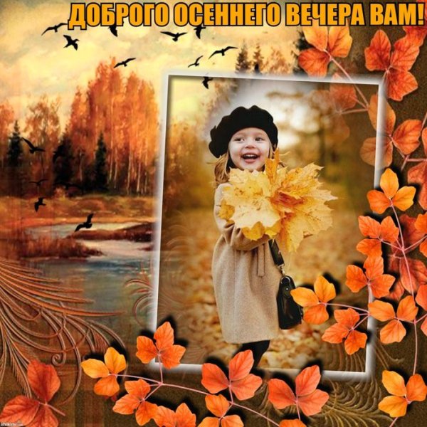 Добрый осенний вечер с пожеланиями
