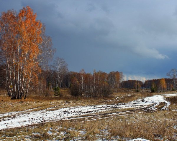 Поздняя осень в России