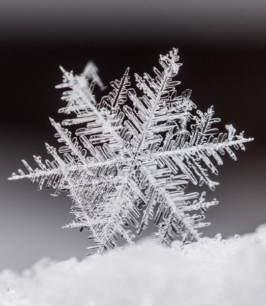 Красивые снежинки