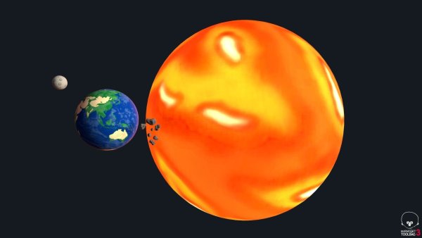 Солнце и земля