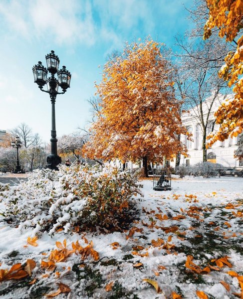 Поздняя осень в городе