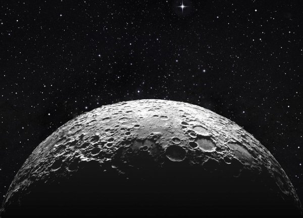 Космос фотообои Луна