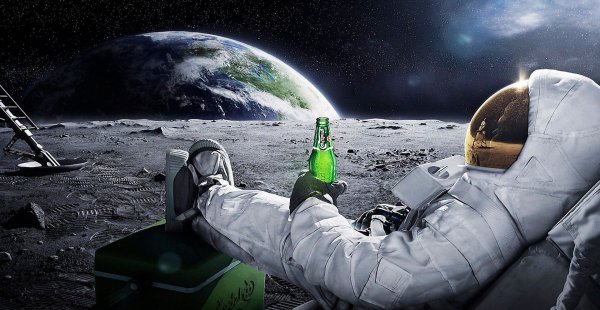 Космонавт Carlsberg