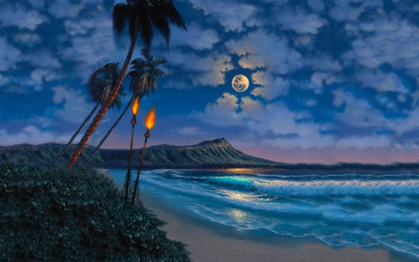 Тропический пейзаж в живописи