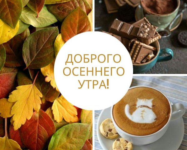 Осенний кофе с пожеланием