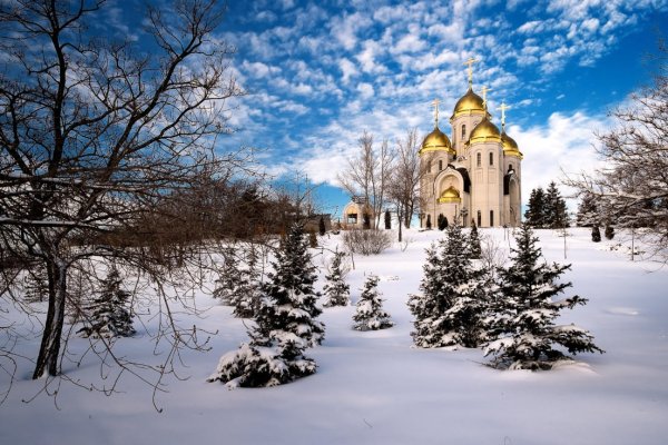 Храмы Оренбурга зимой