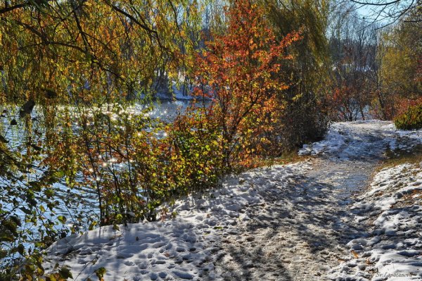 Кировск осень первый снег