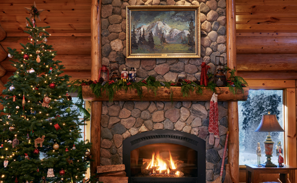 Новогодний камин