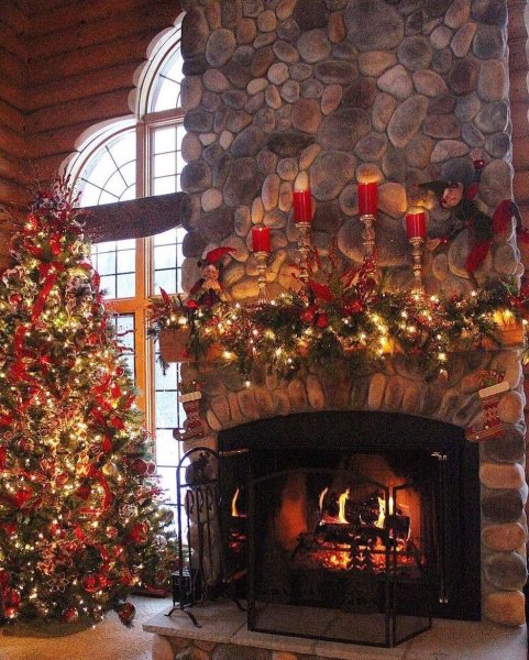 Рождественский камин