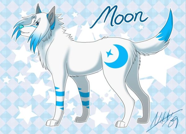 Аниме волчица Moona