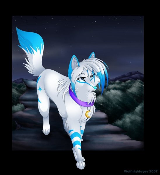 Аниме волчица Moona