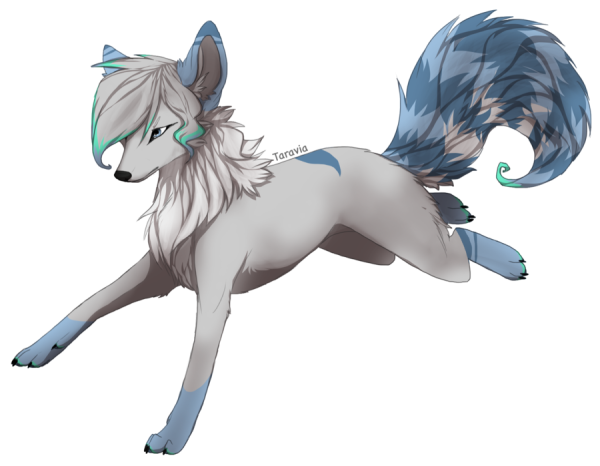 Аниме волчица Эмбер