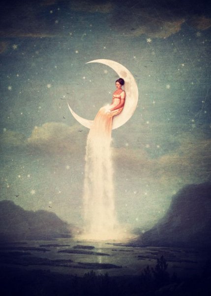 Селена богиня Луны арт