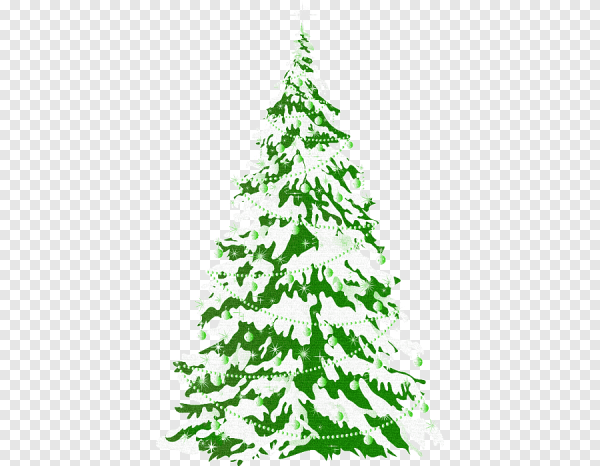 Елка в снегу вектор