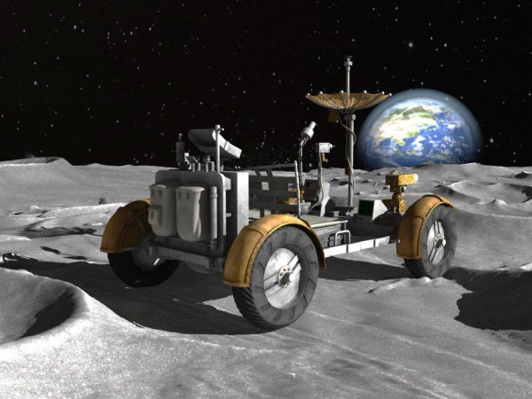 Lunar Rover 3d модель