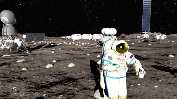 Лунная база России проект